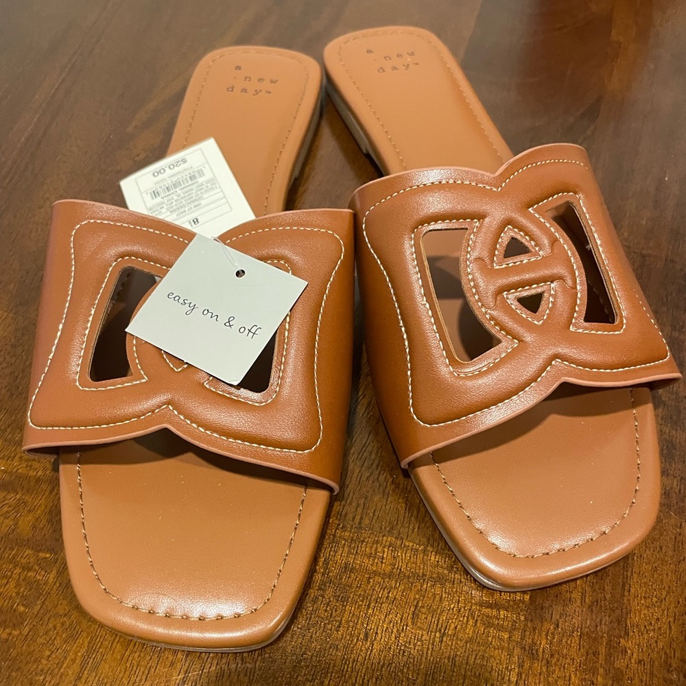 A new day brown sandals